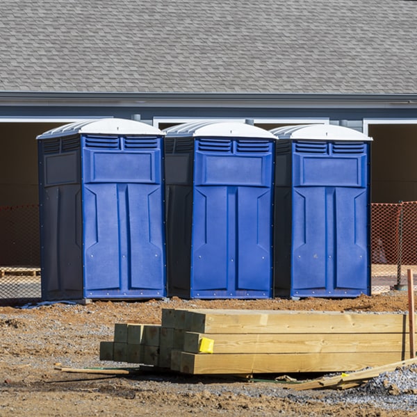 do you offer hand sanitizer dispensers inside the portable restrooms in Dodge